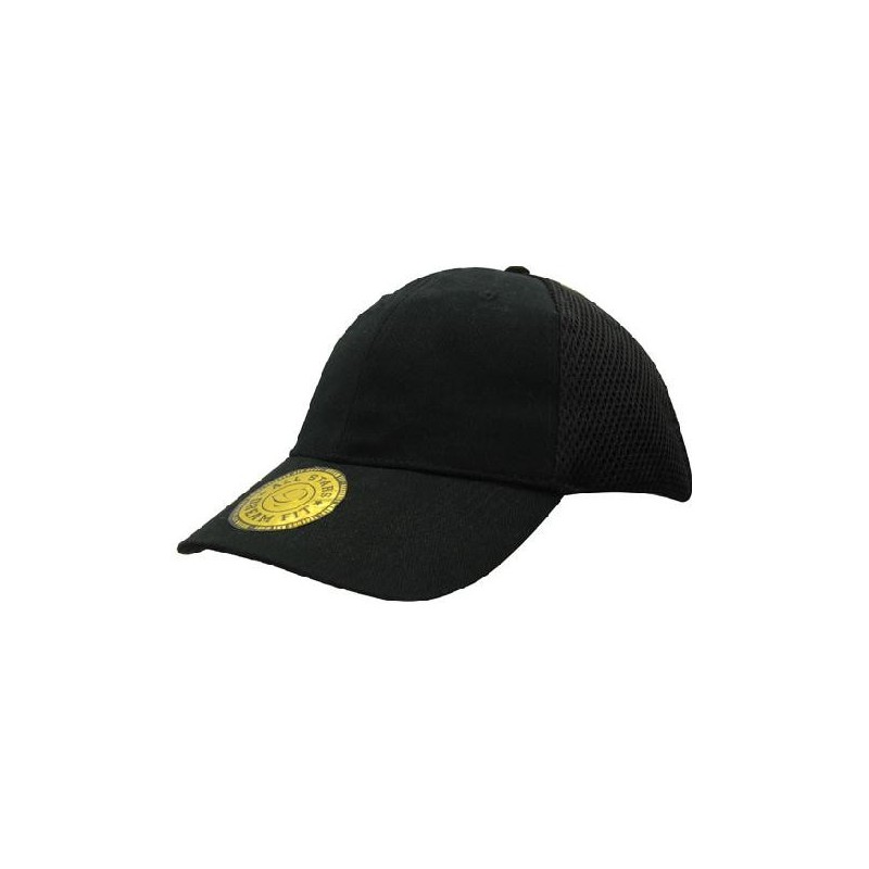 Black fitted cap