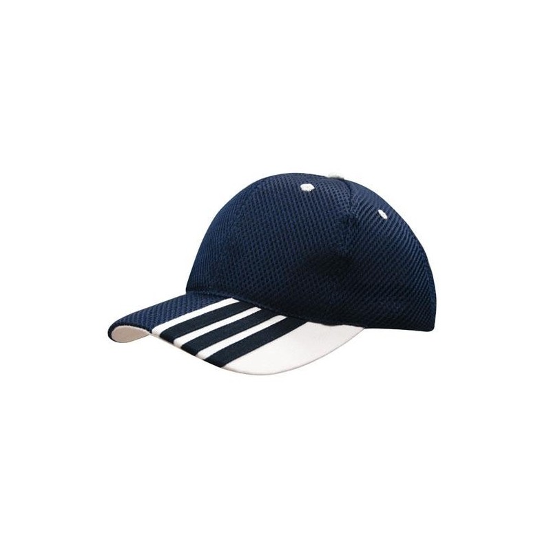 Navy cap with white details