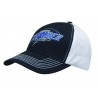 Cap with flat embroidery