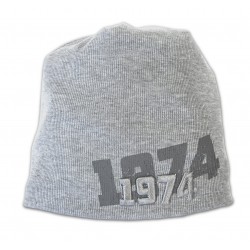 Winter hat with print and 3D embroidery - mod. 4110