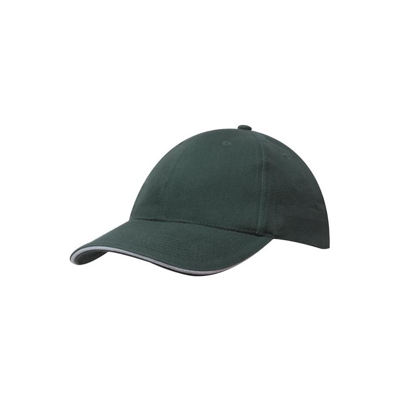 Bottle green/white