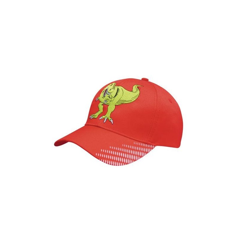 Promotional cap with flat embroidery