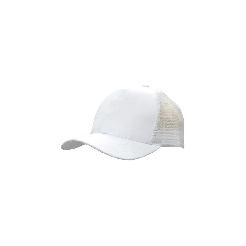White trucker cap