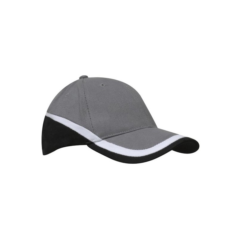 Cap 4026 in graphite with black details