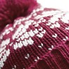 B456 Burgundy/White — detail