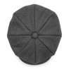 CB628 Charcoal Herringbone — top