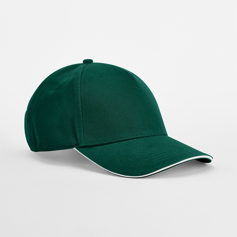 CB825C Bottle Green/White — main view