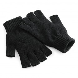 Fingerless gloves - B491 - Black