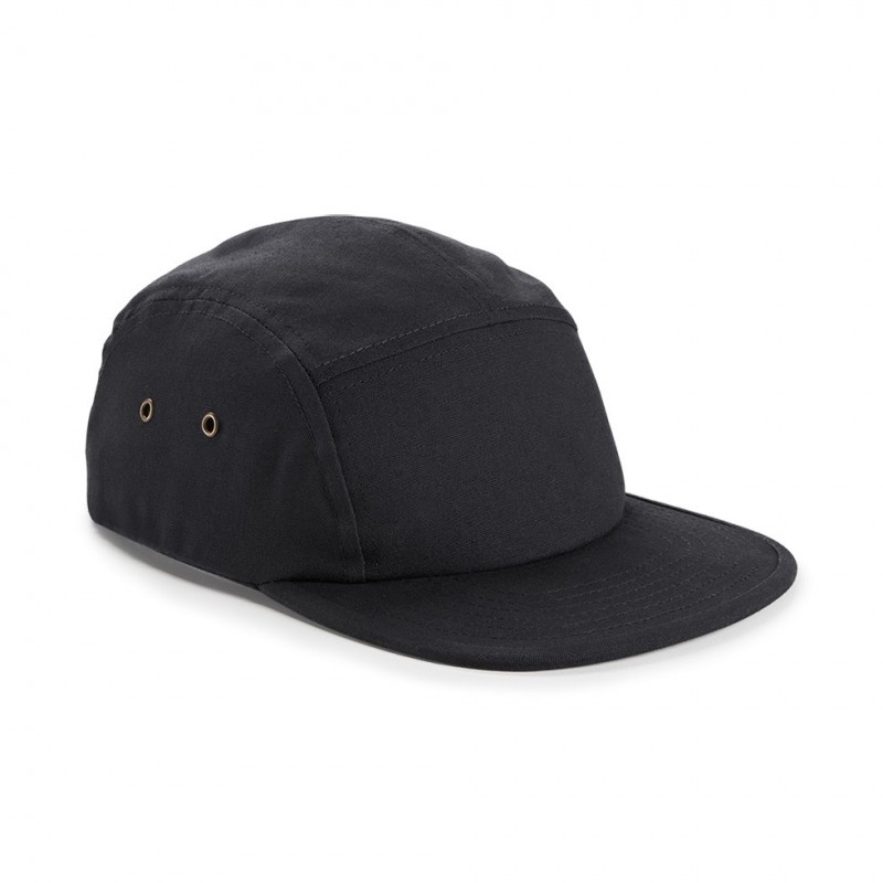 Canvas cap - B654 - Black