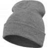 Heavyweight Long Beanie - 1501KC - Heather Grey