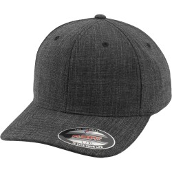 Fine Melange Flexfit - 6277FM - Black