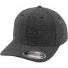 Fine Melange Flexfit - 6277FM - Black