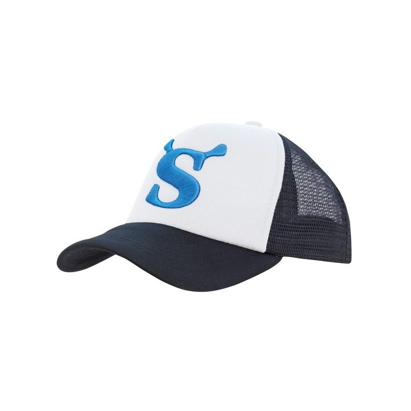 Kids' trucker cap -white and navy