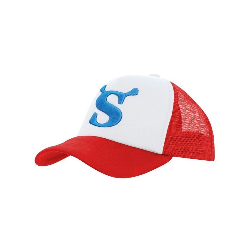 Kids' trucker cap -white and red