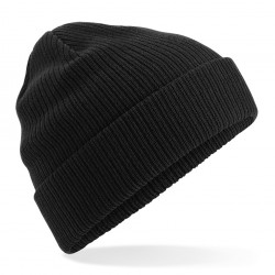 Organic cotton winter hat - mod. B50- black