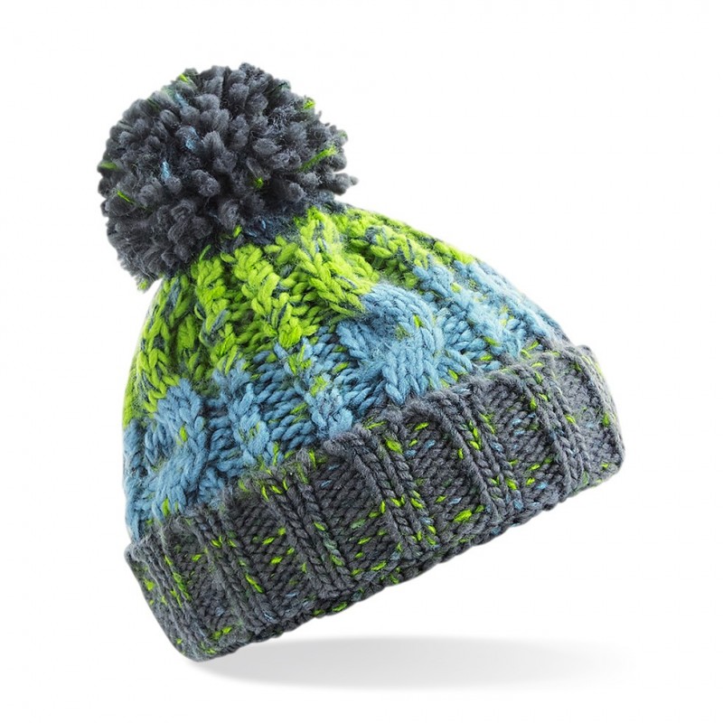 Baby winter hat mod B486A - electric grey