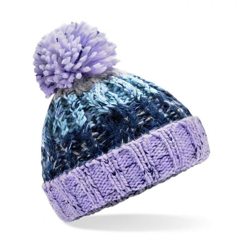 Baby winter hat mod B486A - lavender fizz