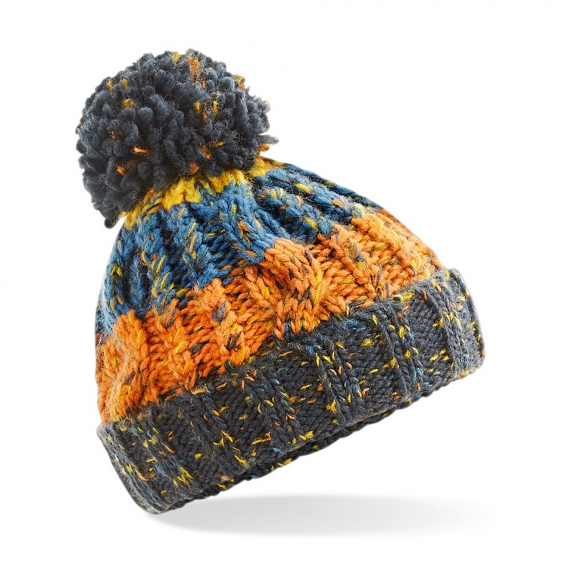 Baby winter hat mod B486A - retro blues