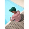 MOD. B15c Bottle Green / White - on a model