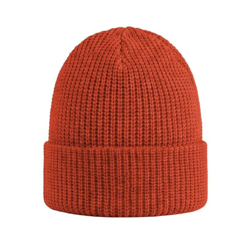 Czapka zimowa z wełny merino mod. 6060 – kolor rdzawy