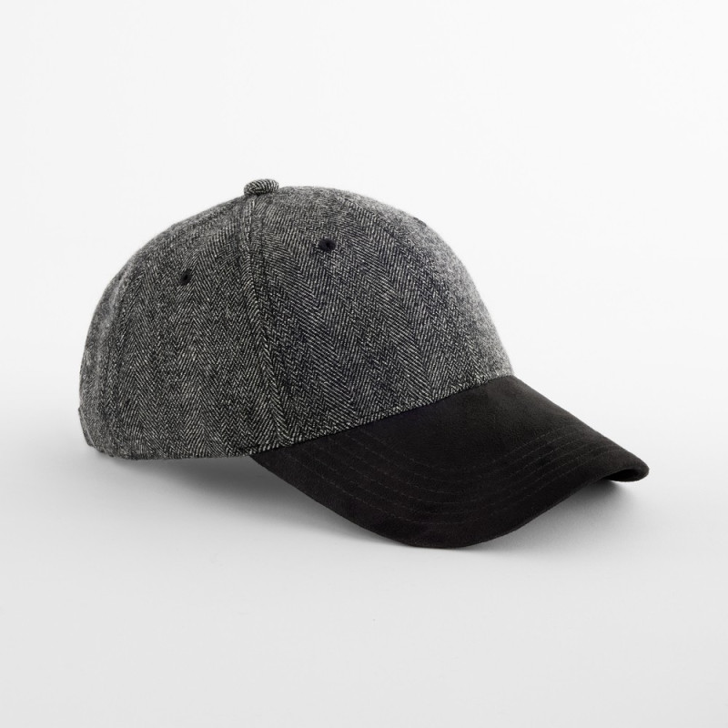B627 Black Herringbone — main view