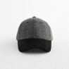 B627 Black Herringbone — front