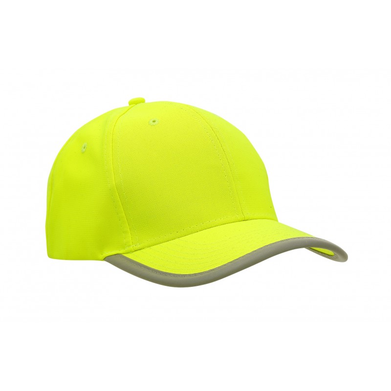 Odblaskowa czapka z daszkiem mod. 3026 – haft logo