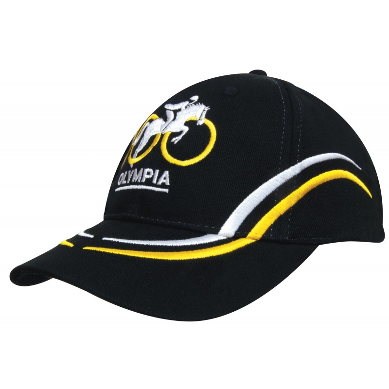 4075 - czapka z haftem