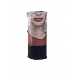 Multifunctional neck tube with extended fleece - mod. K89