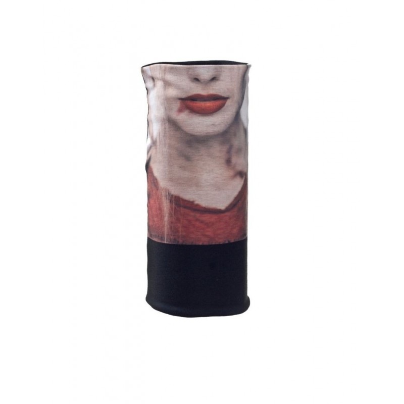Multifunctional neck tube with extended fleece - mod. K89