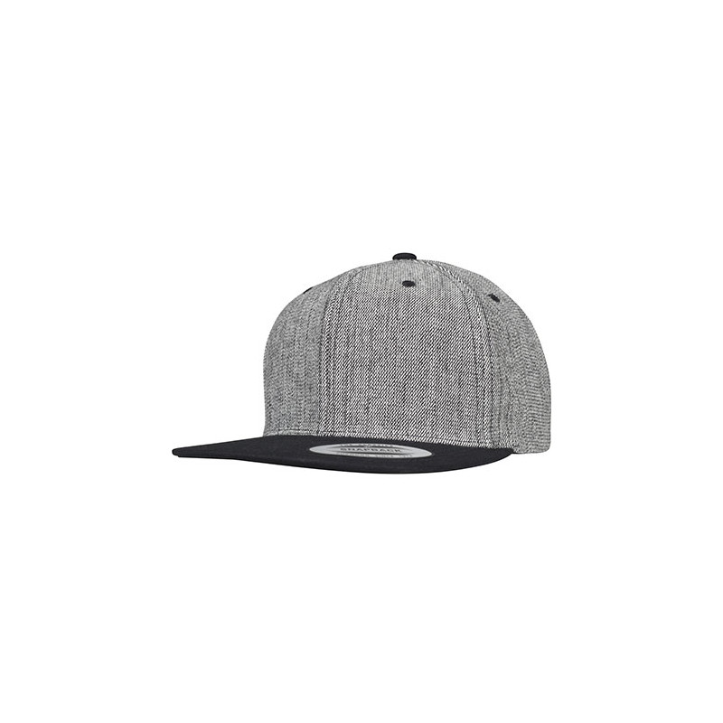 Melange Solid snapback cap - FX6089MS