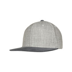 Melange Velour snapback cap - FX6089VM