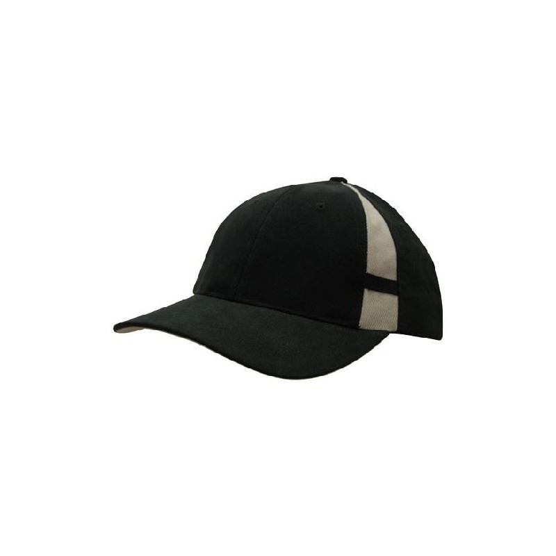 Black cap with grey details