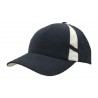 Navy cap with white details