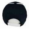 Navy cap with white details