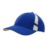 Blue cap with white details